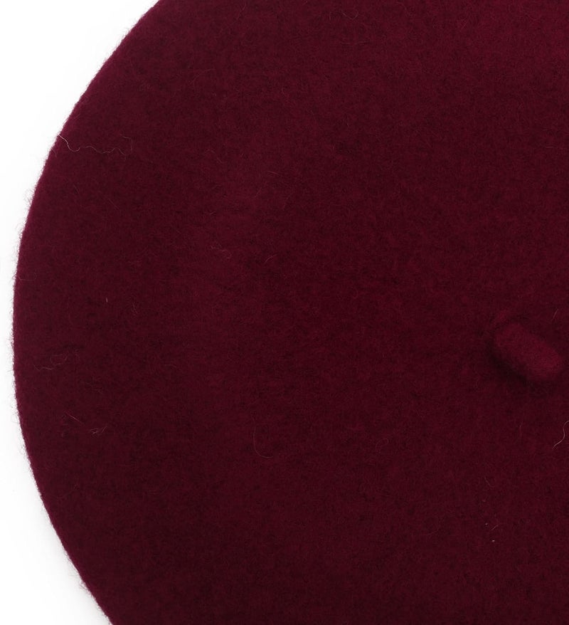 ZLYC Wool Kids Beret Hat Girls Solid Color Artist French Beret Cap - Image 4